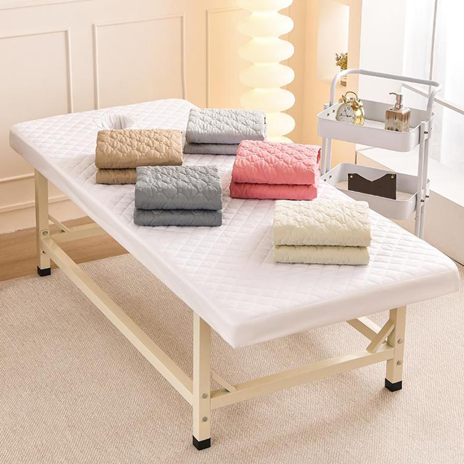 Amazon.co.jp: グレー,70x185cm/2.2x6ft,マッサージベッドカバー